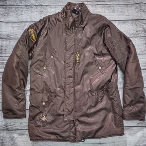 * RARE* FMF Racing Brand Military Style Coat mens Large Excellent
